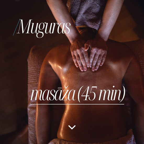 Muguras masāža 45 min